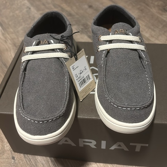 Ariat Hilo Washed Black,FLX Foam sole,cushion insole,no tie lace,slip on loafers - Picture 2 of 10